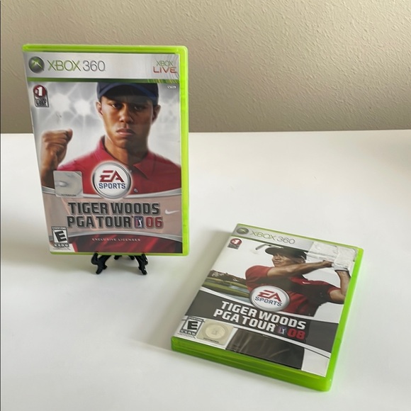 EA Sports Tiger Woods PGA Tour 06 & 08 Xbox 360 Game Bundle - Picture 1 of 9